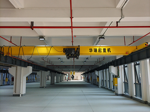 Single beam crane